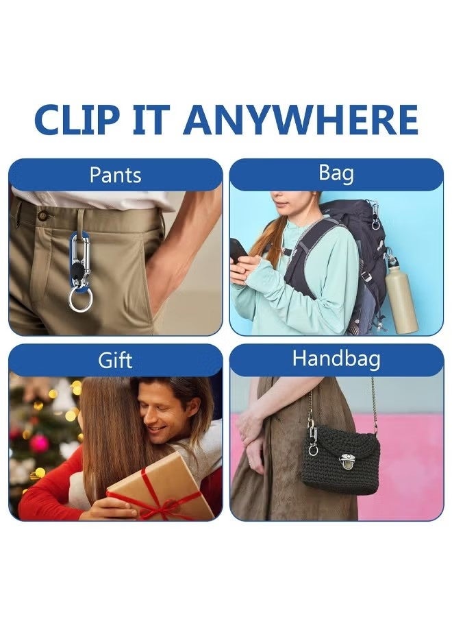 سلسلتا مفاتيح للرجال، سلسلة مفاتيح سيارة مضادة للضياع مع خطاف، حلقة مفاتيح سيارة بحلقتين، حلقة مفاتيح متينة قابلة للتخصيص - Image 4